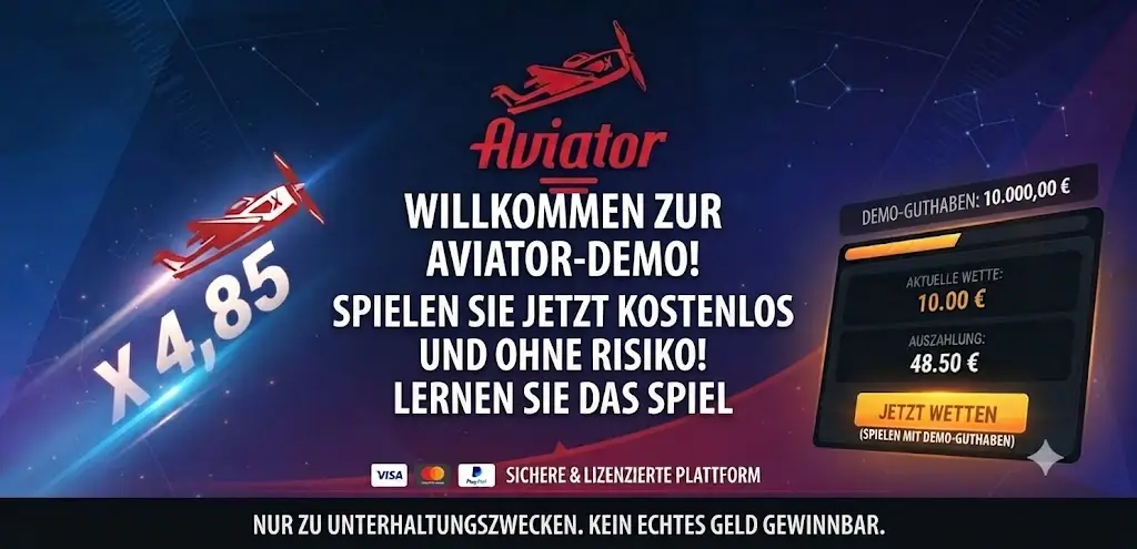 Aviator Demo Modus Übersicht
